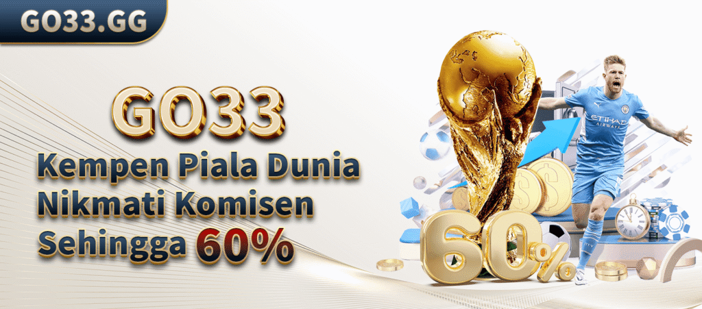 60% worldcup bonus at go33